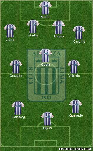 C Alianza Lima Formation 2018