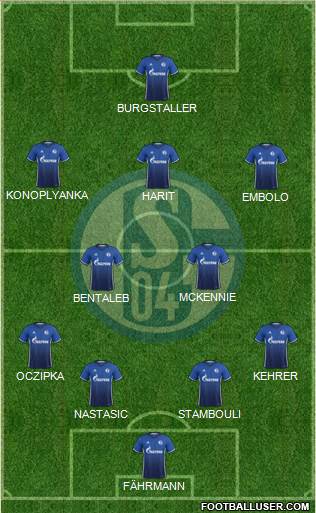 FC Schalke 04 Formation 2018