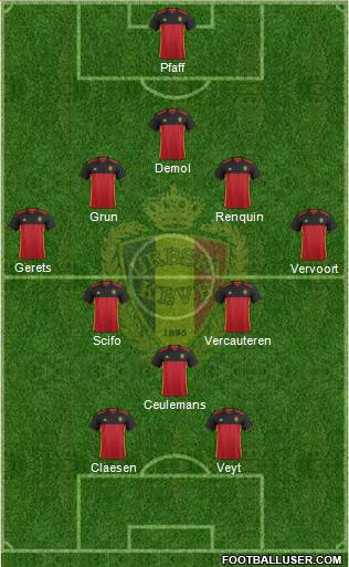 Belgium Formation 2018