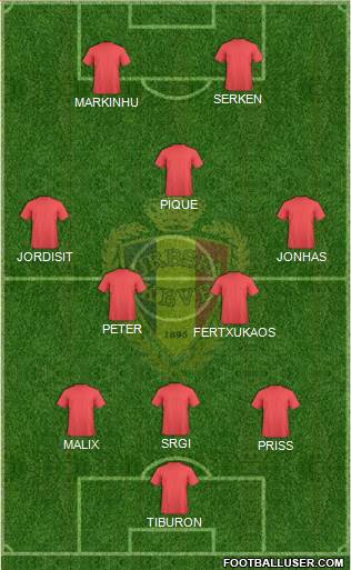 Belgium Formation 2018