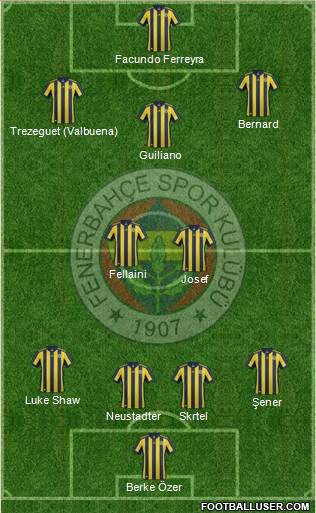 Fenerbahçe SK Formation 2018