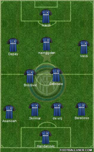 F.C. Internazionale Formation 2018