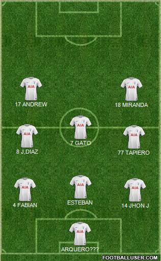 Tottenham Hotspur Formation 2018