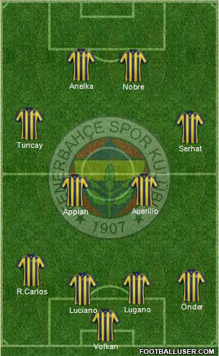 Fenerbahçe SK Formation 2018