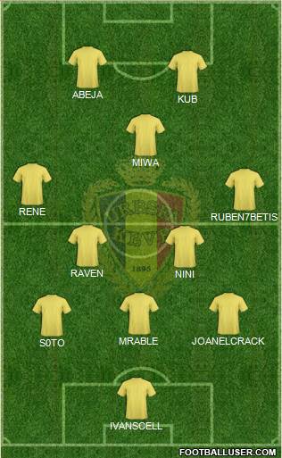 Belgium Formation 2018