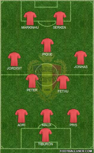 Belgium Formation 2018