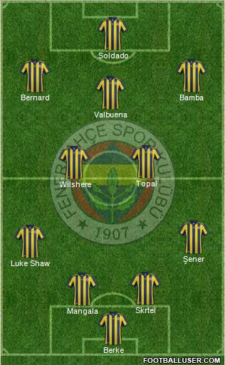 Fenerbahçe SK Formation 2018