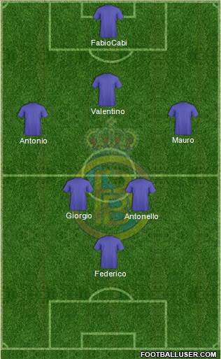 Real Brasil CF Formation 2018