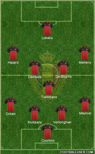 Belgium Formation 2018