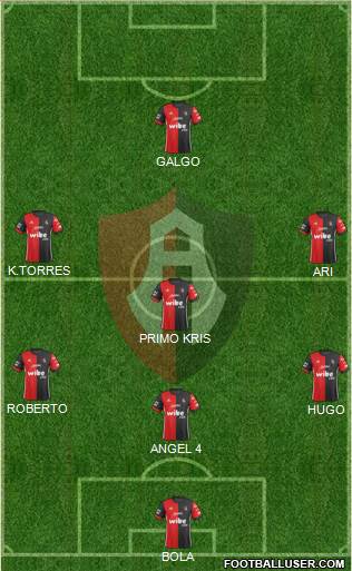 Club Deportivo Atlas Formation 2018