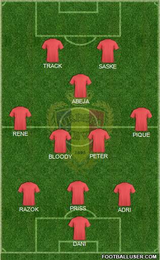 Belgium Formation 2018