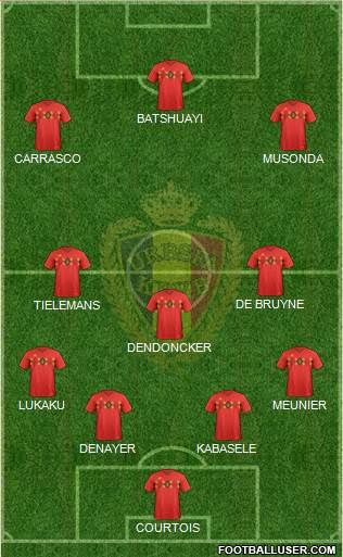 Belgium Formation 2018
