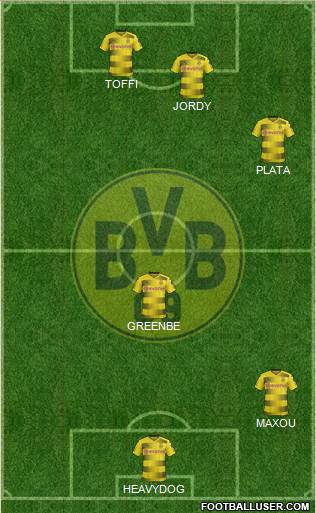Borussia Dortmund Formation 2018