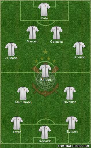 SC Corinthians Paulista Formation 2018