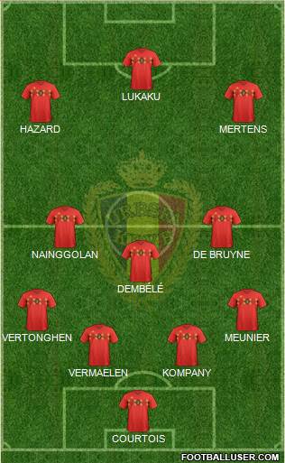 Belgium Formation 2018