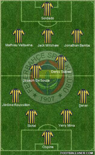 Fenerbahçe SK Formation 2018