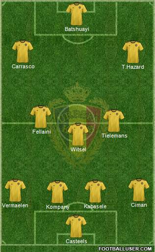 Belgium Formation 2018