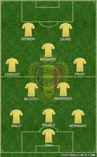 Belgium Formation 2018