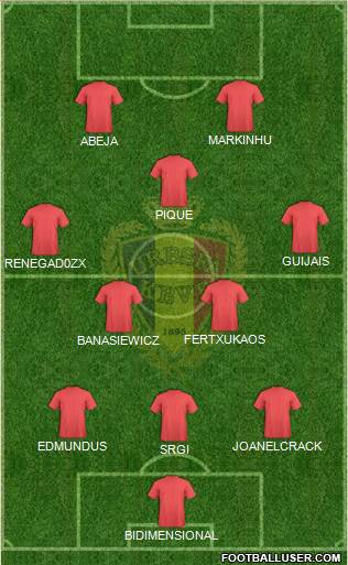 Belgium Formation 2018