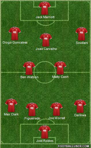 Nottingham Forest Formation 2018