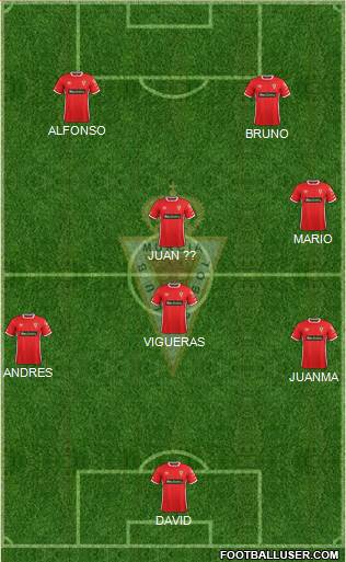 Real Murcia C.F., S.A.D. football formation