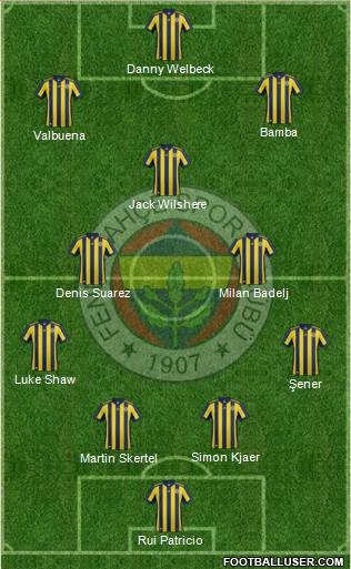 Fenerbahçe SK Formation 2018