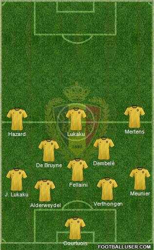 Belgium Formation 2018