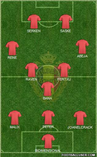 Belgium Formation 2018