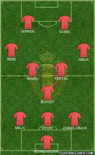 Belgium Formation 2018