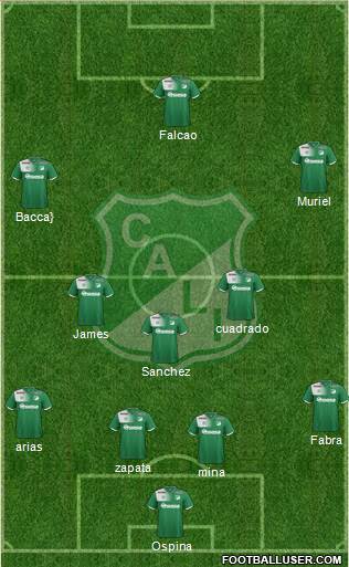 AC Deportivo Cali football formation