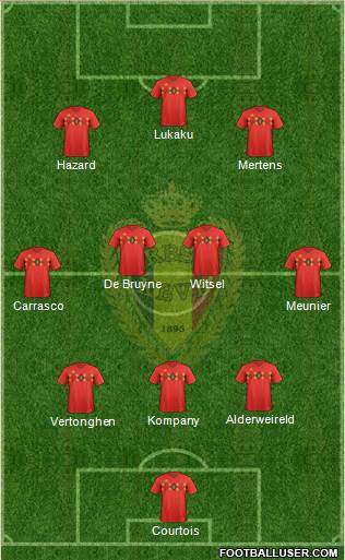 Belgium Formation 2018