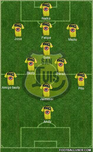 CD San Luis S.A.D.P. Formation 2018