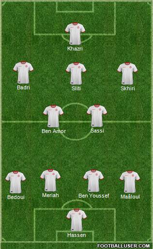 Tunisia Formation 2018