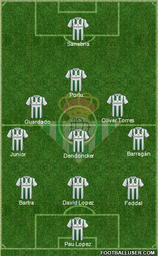 Real Betis B., S.A.D. Formation 2018