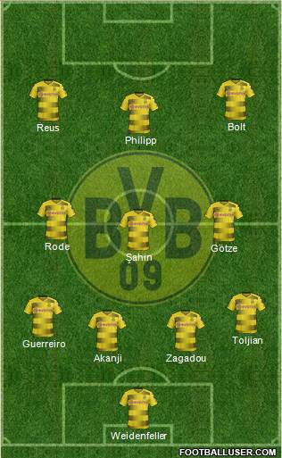 Borussia Dortmund Formation 2018