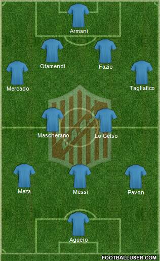 9 de Julio Formation 2018