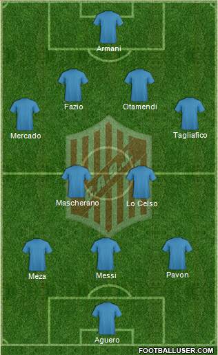 9 de Julio Formation 2018