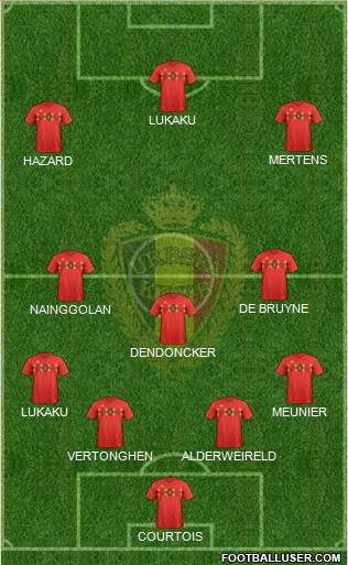 Belgium Formation 2018