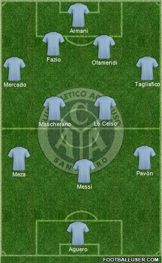 Acassuso football formation