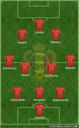 Belgium Formation 2018