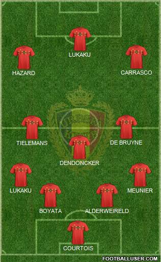 Belgium Formation 2018
