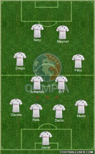 CD Olimpia Formation 2018