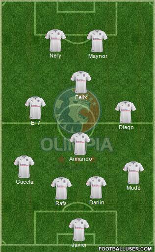 CD Olimpia Formation 2018