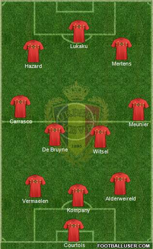 Belgium Formation 2018