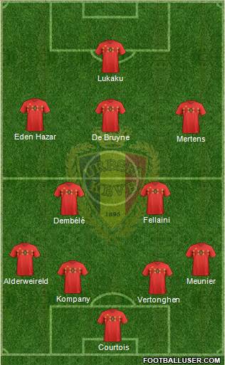 Belgium Formation 2018