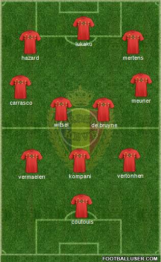 Belgium Formation 2018