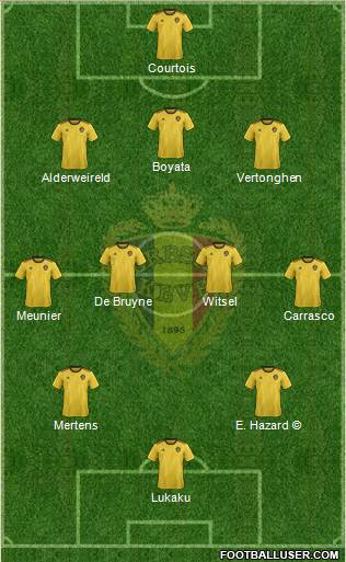 Belgium Formation 2018