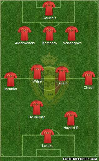 Belgium Formation 2018