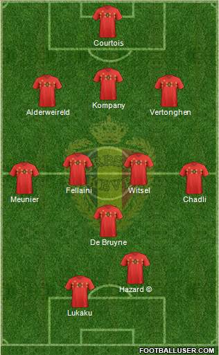 Belgium Formation 2018