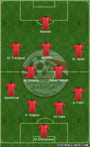 Egypt football formation